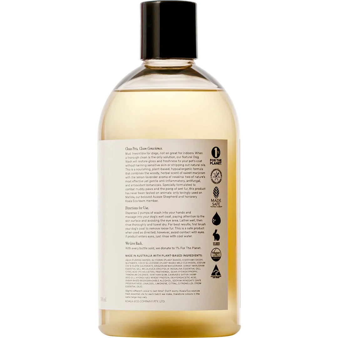 Marjoram & Rosalina Essential Oil Dog Wash 500ml