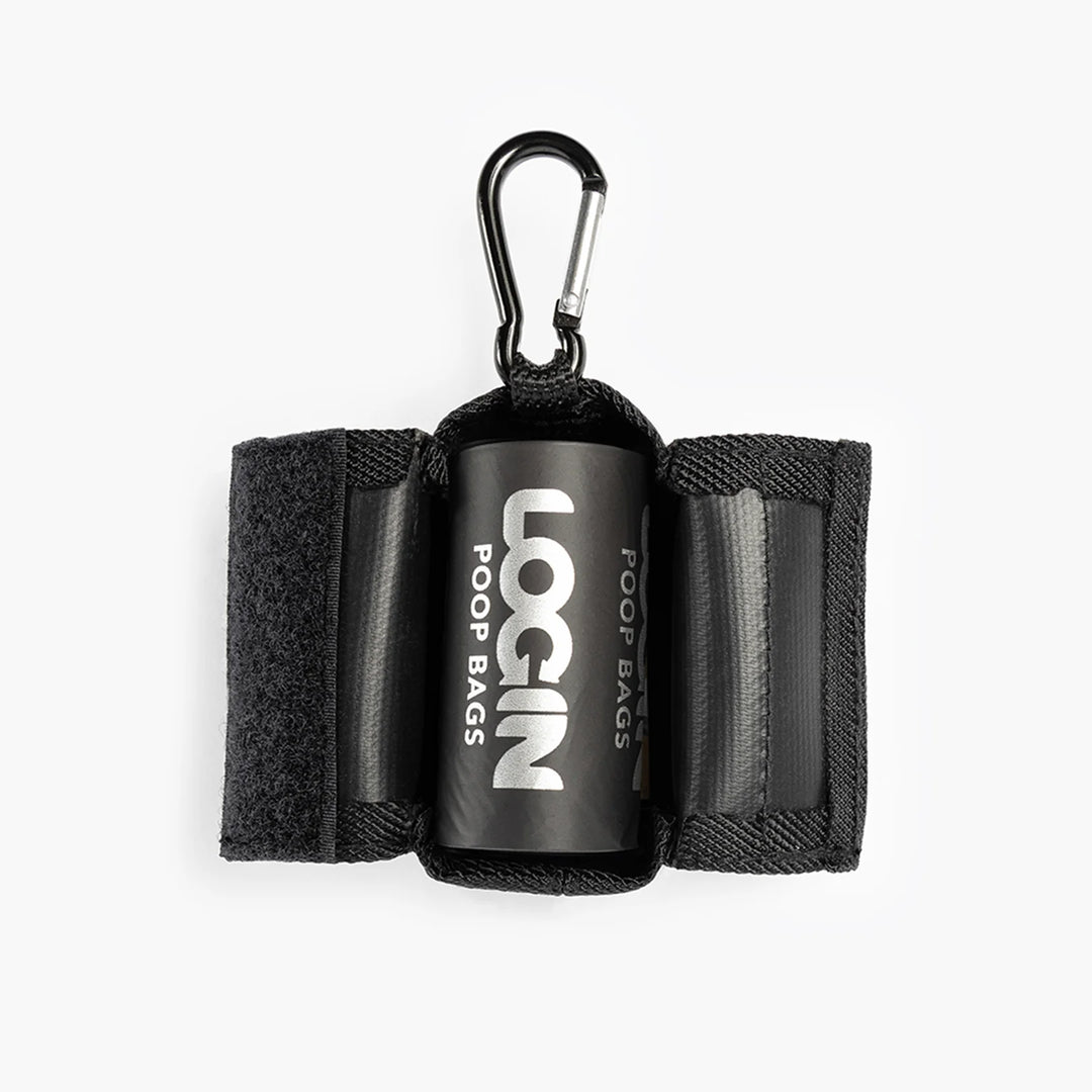Textile Bag Holder with Compostable Roll