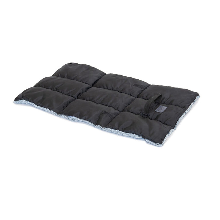 Superior Roll-Up Pet Travel Mat Artic Faux Fur