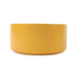 Zen Ceramic Single Stand & Bowl 850ml Tangerine