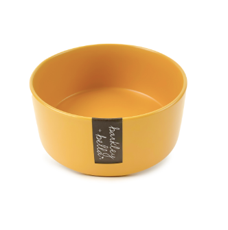 Zen Ceramic Single Stand & Bowl 850ml Tangerine