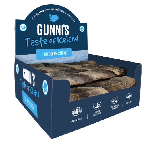 Gunni's Cod Chewy Stick 8"