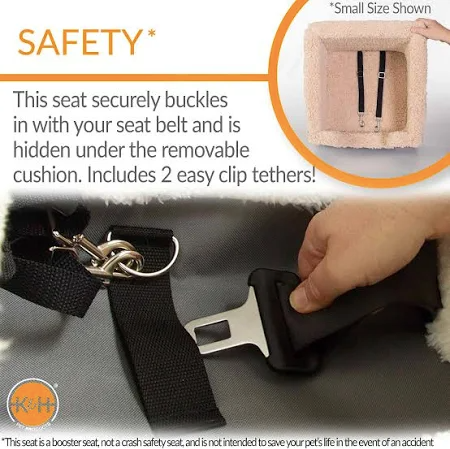 K&H Rectangle Pet Booster Seat 54x54cm