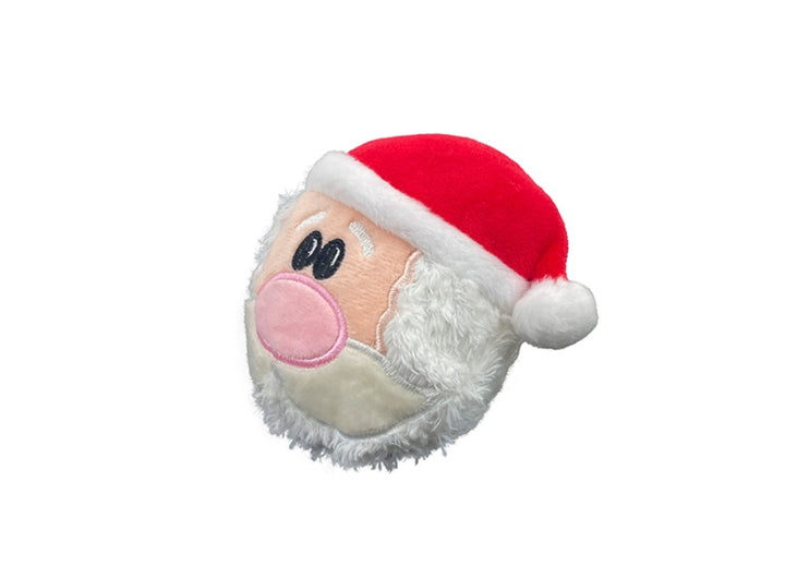 Snuggle Friends Dog Toy Xmas Santa Ball