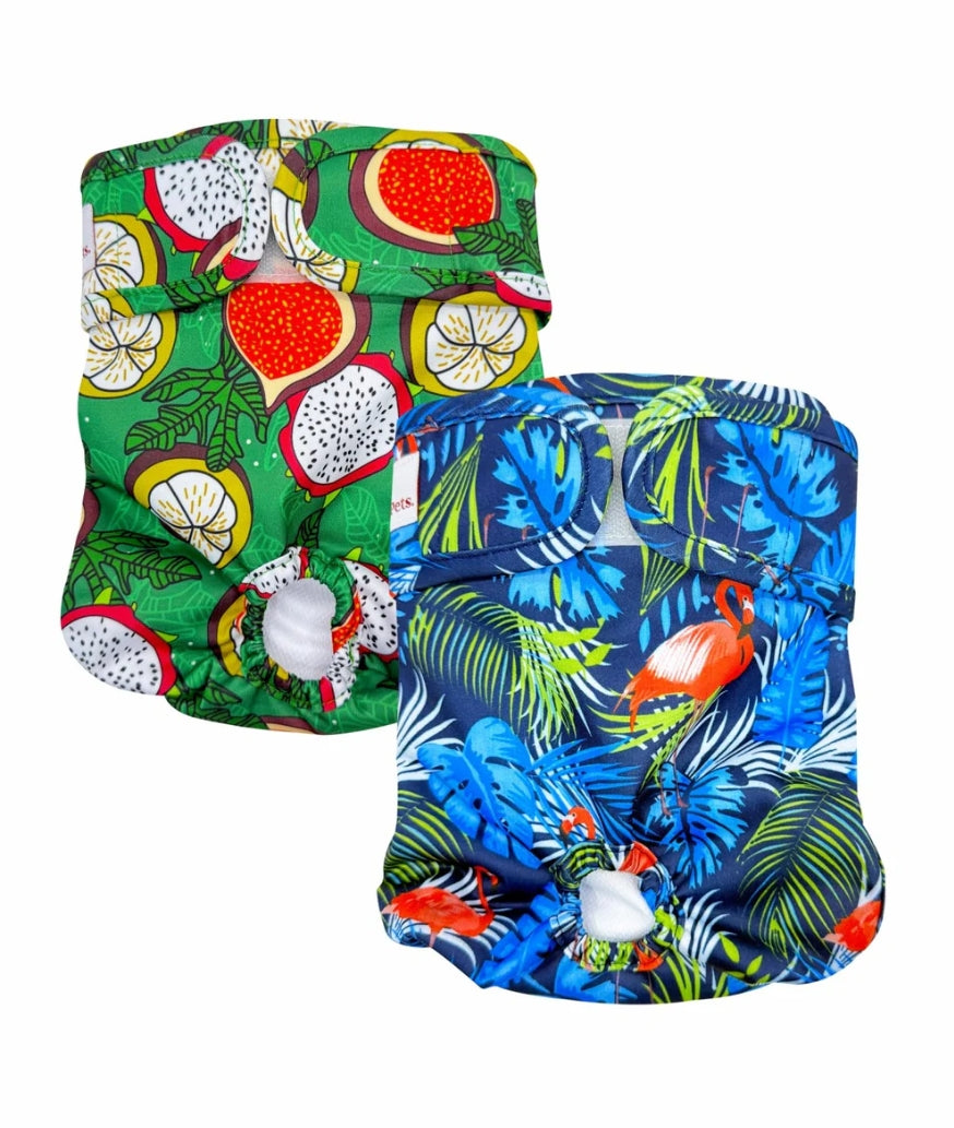 Washable Dog Nappies 2pk