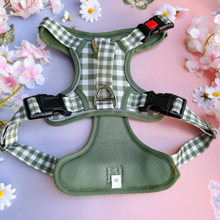Reflective Step In Easy Reach Handle Harness