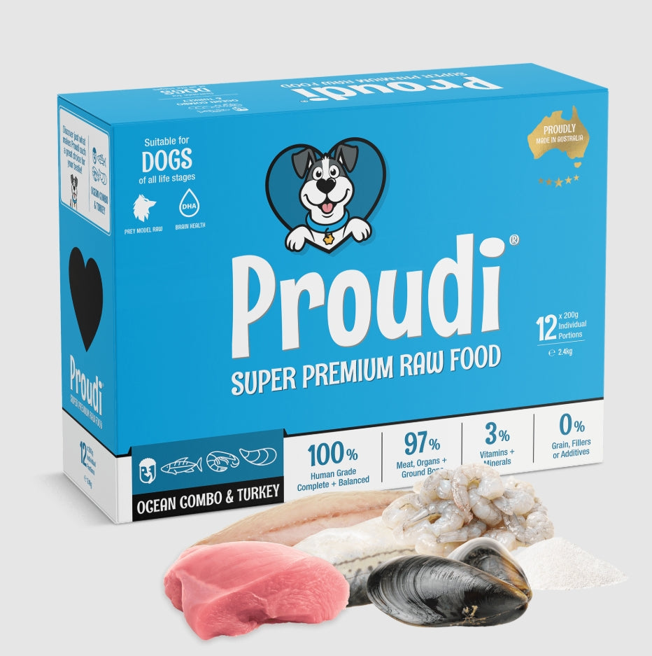 Proudi Dog Range 2.4kg (12x200g)