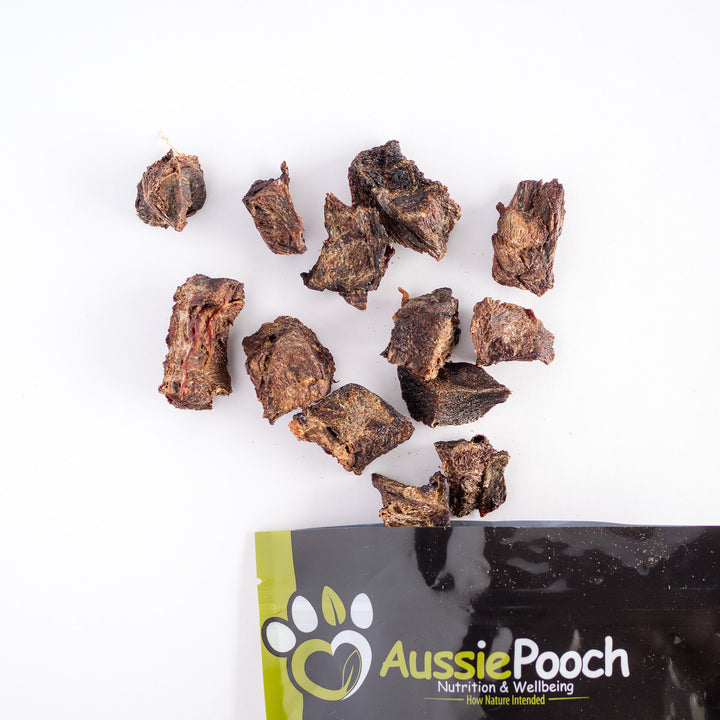 Roo Leg Meat Cubes 250g