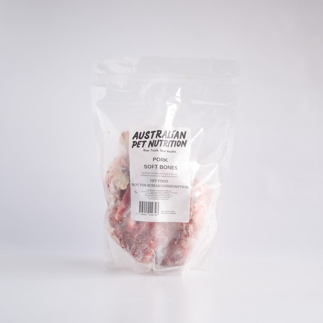 Mixed Pork Bones Soft 1kg