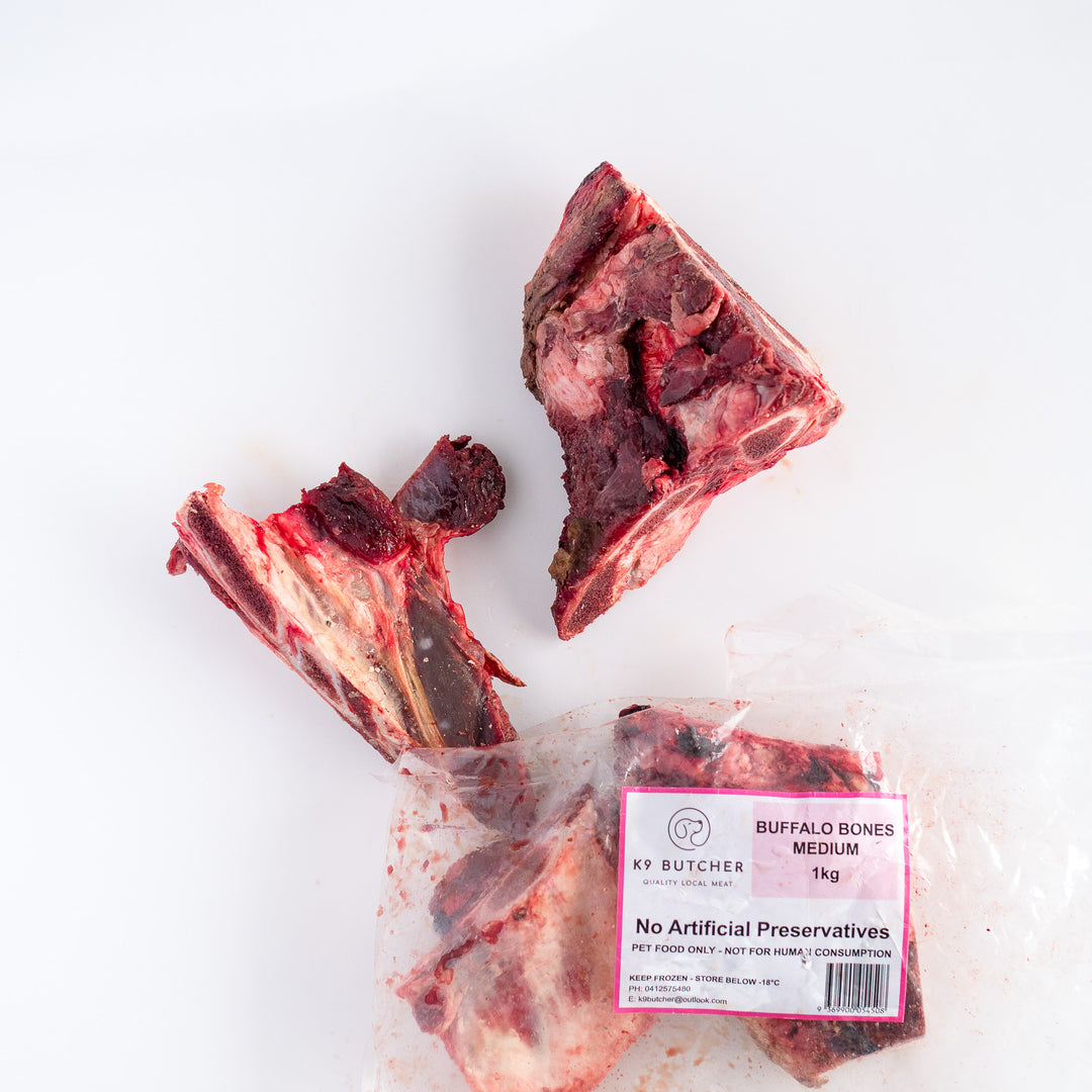 Local NT Medium Buffalo Bones 1kg
