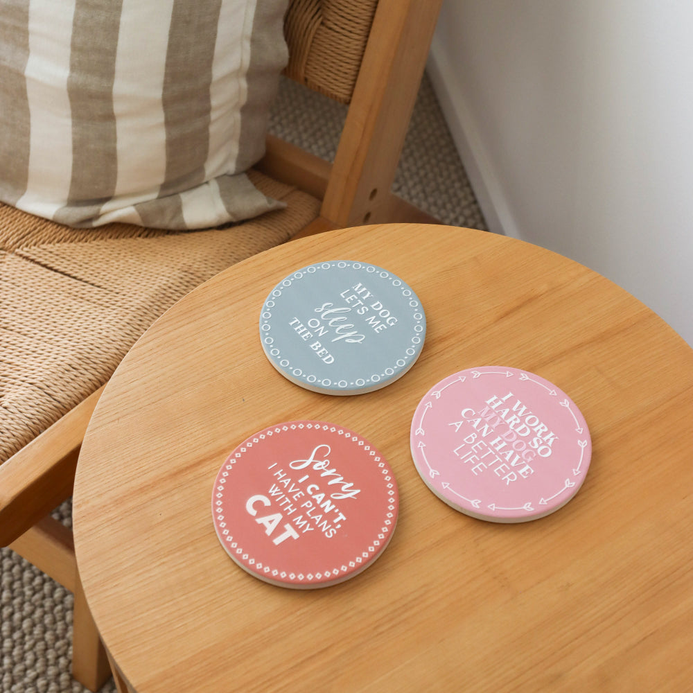 Pet Lovers Ceramic Coaster