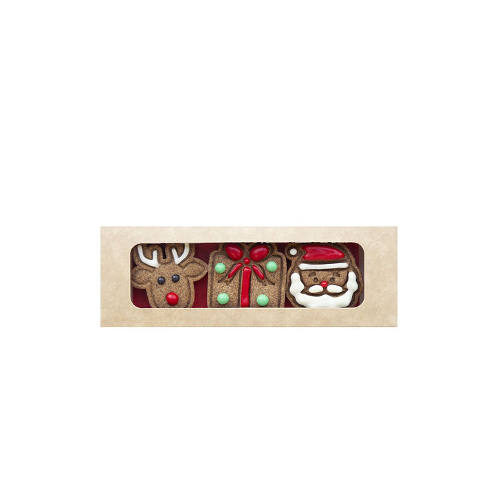 Xmas Gift Trio - Deer, Gift & Santa