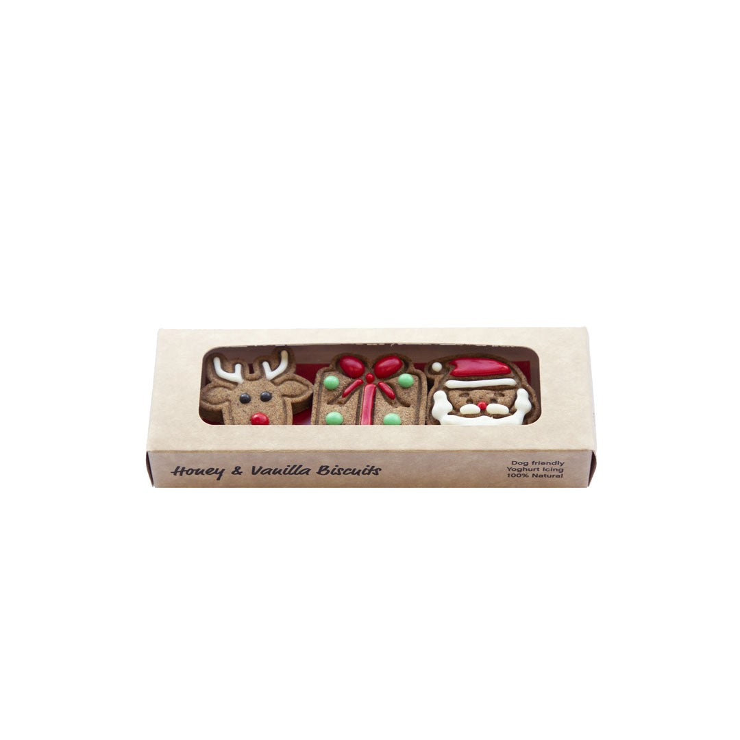 Xmas Gift Trio - Deer, Gift & Santa