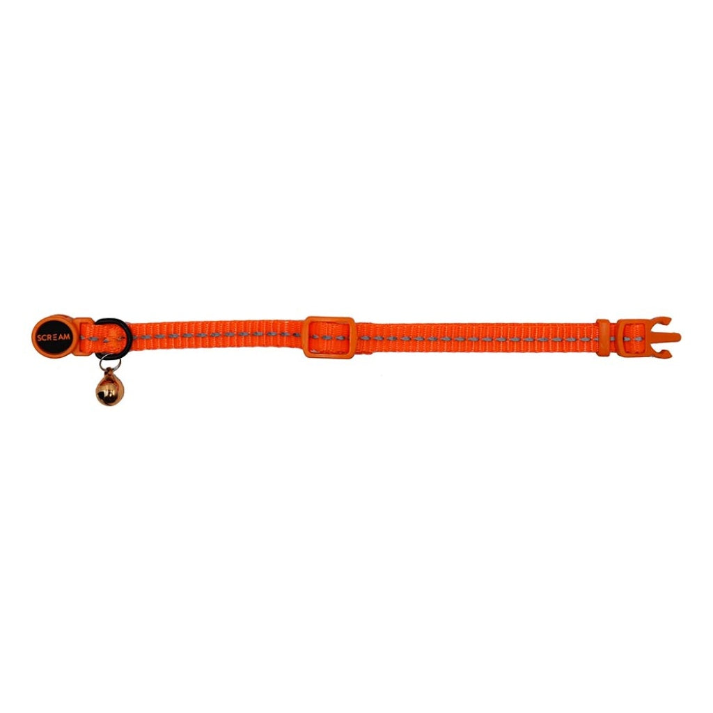 Scream Reflective Break-Away Nylon Cat Collar 19-31cm