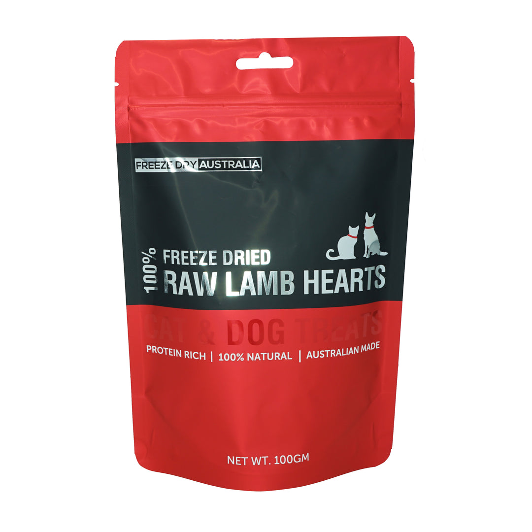 Freeze Dried Diced Lamb Hearts 100g