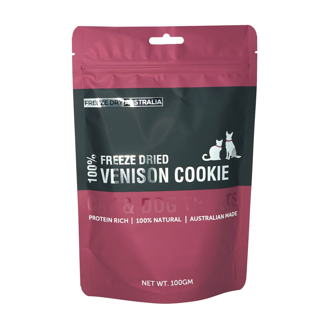 Freeze Dried Venison Cookies 100g