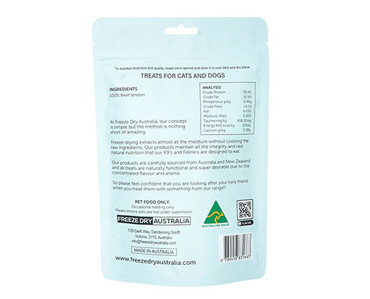 Freeze Dried Beef Chews 150g